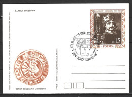 POLOGNE. Carte Commémorative De 1988. Armoiries De L'Union De Horodlo. - Other & Unclassified