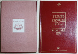 REPUBBLICA !!! 1989 LIBRO DEI FRANCOBOLLI BUCA DELLE LETTERE COMPLETO !!! - Vollständige Jahrgänge