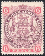 Rhodesia 1897 SG46 6d Mauve And Rose (die III)  Mounted Mint - Other & Unclassified