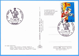 España. Spain. 1973. Matasello Especial. Special Postmark. Exp. Filatelica Militar. Gerona - Frankeermachines (EMA)