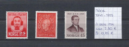 (TJ) Noorwegen 1947-59 - 3 Sets (postfris Met Plakker/neuf Avec Charnière/MH) - Unused Stamps