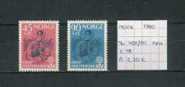 (TJ) Noorwegen 1960 - YT 400/01 (postfris/neuf/MNH) - Ungebraucht