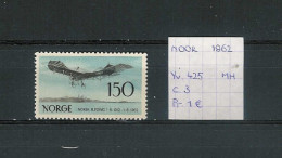 (TJ) Noorwegen 1962 - YT 425 (postfris Met Plakker/neuf Avec Charnière/MH) - Unused Stamps