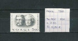 (TJ) Noorwegen 1981 - YT 805 (postfris Met Plakker/neuf Avec Charnière/MH) - Nuevos