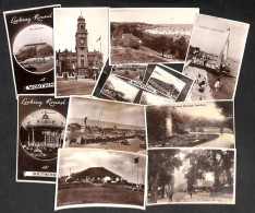 Lot 10 Real Photo Postcards England Worthing Southend Clacton On Sea Leigh On Sea Dover - Colecciones Y Lotes