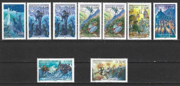 Les Légendes D'Andorre (1 ère Série) Avec Haute Faciale. 9 Timbres Neufs **  Vendu à La Valeur Faciale - Nuevos