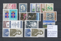 (TJ) IJsland - Restant 10 Sets (MH/MNH) - Lots & Serien