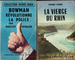Lot De 8 Romans De La Collection Pierre Nord (voir Liste Des Titres Dans La Description) - Lots De Plusieurs Livres