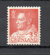 GROENLAND  N° 43   NEUF SANS CHARNIERE  COTE  0.25€   FREDERIC IX - Unused Stamps