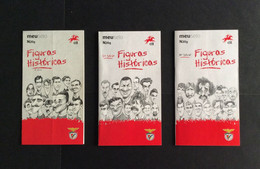 Portugal 2017-19 Benfica Historical Great Players Complete Booklets (1º 2º 3º Groups) MNH RARE - Postzegelboekjes