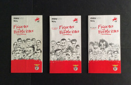 Portugal 2017-19 Benfica Historical Great Players Complete Booklets (1º 2º 3º Groups) MNH RARE - Booklets