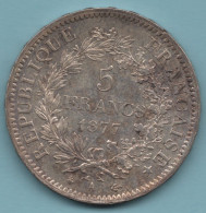 FRANCE - 5 FRANCS 1877A - 5 Francs