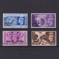 BAHRAIN 1948, SG# 63-66, Olympic, King George V,  MH - Bahrein (...-1965)