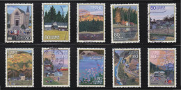 JAPAN 2008 (PREFECTURE) HOMETOWNS SCENES IN MY HEART (SUMMER) S1 10 STAMPS USED (**) - Used Stamps