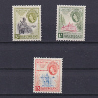 BASUTOLAND 1959, SG# 55-57, Queen Elizabeth II, MH - 1933-1964 Colonia Británica