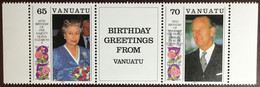 Vanuatu 1991 Royal Birthdays MNH - Vanuatu (1980-...)