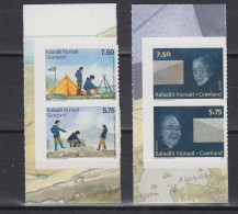 Europa Cept 2007 & 2008 Greenland  2x2v. From Booklet (self Adh)   ** Mnh (VA190) - 2008