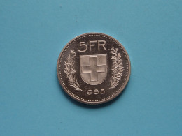 5 Franc > 1985 - Confoederatio HELVETICA ( See SCANS ) KM 40a.3 ! - Autres & Non Classés