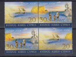 Europa Cept 2004 Cyprus 2x2v From Booklet  ** Mnh (VA193) - 2004