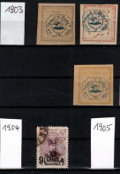 ! 1903-1905 Collection Lot Of 32 Old Stamps From Persia, Persien - Irán