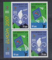 Europa CEPT 2007 Azerbaijan 2x2v From Booklet ** Mnh (VA194) - 2007