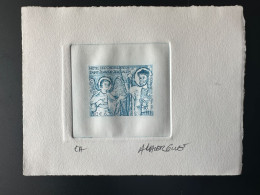 France 2001 YT 3385 Epreuve D'artiste ETAT Proof Hôtel Des Chevaliers De Saint-Jean-de-Jérusalem Toulouse - Künstlerentwürfe