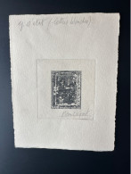 France 1991 YT 2730 Epreuve D'artiste ETAT Proof François Rouan Tableau Art Kunst Lettres Blanches - Prove D'artista