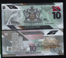 Trinidad & Tobago 10 Dollars 2020 Unc Polymer - Trindad & Tobago