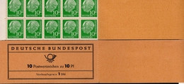 Markenheftchen Bund Postfr. MH 06 D Postfrisch MNH ** (3) - 1951-1970