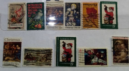 USA, Thematic Christmas.. 11stamps. - Colecciones & Lotes