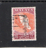 1957/63 Malesia - Mappa - Federated Malay States