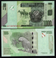 Congo 1000 Francs 04.01.2022 Unc - República Democrática Del Congo & Zaire