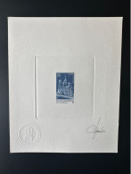 France 2003 YT 129 (service) Epreuve D'artiste Proof UNESCO Eglise Résurrection Saint Petersbourg Petersburg Russia Bleu - Artist Proofs