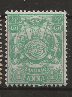 Zanzibar, 1904, SG 210, Used - Zanzibar (...-1963)