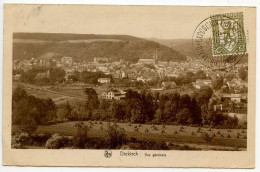 Luxembourg 1933 Postcard Diekirch - General View; Scott 196 - 10c. Arms; Philatelic Expo Postmarks - Diekirch