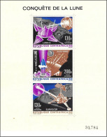 Central African Republic 1966 - Mi 116/18 - YT BF 5 ( Conquest Of The Moon ) Airmail - MNH** - Centrafricaine (République)