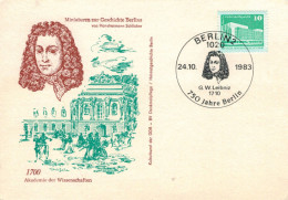 Gottfried Wilhelm Leibniz Dt. Philosoph, Mathematiker, Jurist, Historiker - 1020 Berlin 1983 Palast Der Republik - Informatique