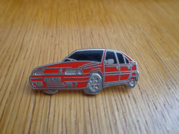 Pin's  CITROEN BX ROUGE SIGNE DECAT PARIS - Citroën