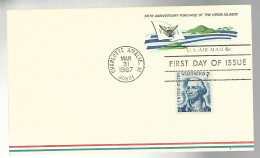 53288 ) USA First Day Cover Charlotte Amalie Virgin Islands Postmark 1967 - 1961-1970