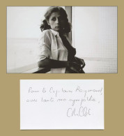 Catherine Millet - Femme De Lettres - Carte Dédicacée + Photo - 2001 - Ecrivains