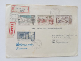 [CZE] - 1962 - Registered Letter From Trencin To Dubrovnik (Jugoslavia) - Cartas & Documentos