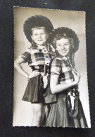 CARTE-PHOTO  LES SOEURS MARSCHAL - Sonstige & Ohne Zuordnung