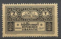 GRAND LIBAN TAXE N° 31  NEUF** LUXE SANS CHARNIERE   / Hingeless  / MNH - Portomarken