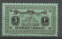 GRAND LIBAN TAXE N° 32  NEUF** LUXE SANS CHARNIERE   / Hingeless  / MNH - Impuestos