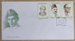 PAKISTAN 1999 FDC - Pioneers Of Freedom Leaders, Complete Set On First Day Cover - Pakistan