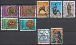 Luxembourg    .   Y&T     .    9 Timbres     .    O     .      Oblitéré - Used Stamps