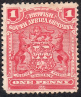 Rhodesia 1905 SG78 1d Red Mounted Mint - Andere & Zonder Classificatie