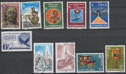 Luxembourg    .   Y&T     .    10  Timbres     .    O     .      Oblitéré - Oblitérés