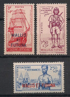 WALLIS ET FUTUNA - 1941 - N°Yv. 87 à 89 - Défense De L'empire - Série Complète - Neuf Luxe ** / MNH / Postfrisch - Ungebraucht