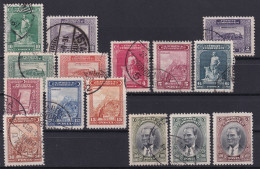 TURKEY 1930 - Canceled - Sc# 682, 683, 686, 687, 688, 689, 690, 691, 692, 694, 695, 699, 702, 703, 704 - Used Stamps